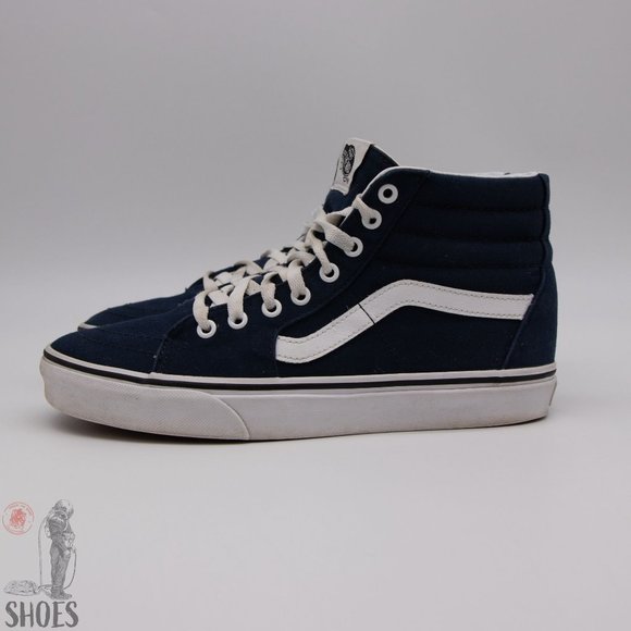 Vans Blue Canvas High-Top - Women's 9.5 - Picture 4 of 13